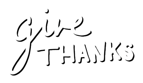 Give Thanks Thank You Sticker
