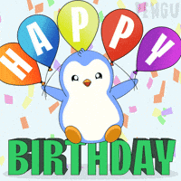 Happy Birthday Party GIF by Pudgy Penguins