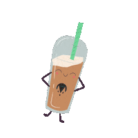 Dance Coffee Sticker by M. A. Chidiac Studio