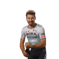 BORA-hansgrohe celebrating champagne peter bora Sticker