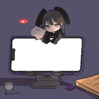 michelle_sone love anime heart girl Sticker