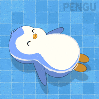 Summer Swimming GIF by Pudgy Memez