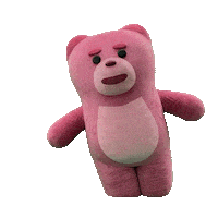 Tired Bear Sticker