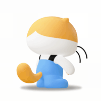 Cat Hello GIF by Daangnmarket