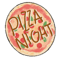 Pizza Night Sticker by The Foodies' Kitchen