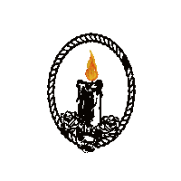 Candle Flame Sticker by 'Stache Salt