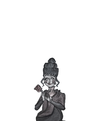 artoftylerpessel cartoon disney creepy spooky Sticker