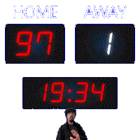 1 Away Sticker