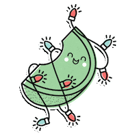 Christmas Lights Sticker by Dabble and Dollop