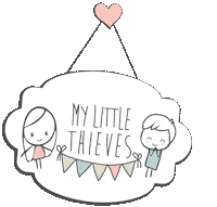 MyLittleThieves fashion kids shopping shop Sticker