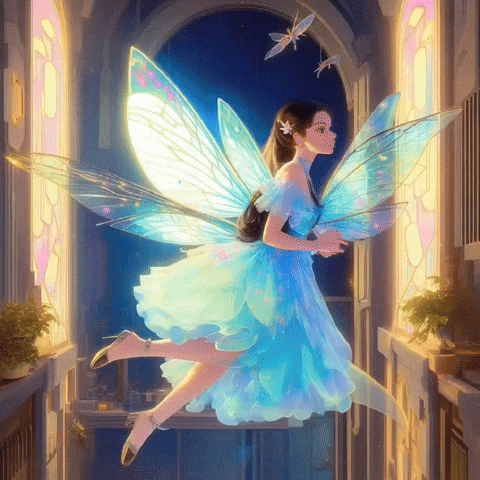 EsraEdits flying wings fairy esra ai edits GIF