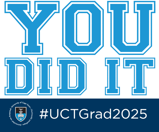 Uct Grad Sticker by University of Cape Town
