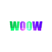 AlissonC_Design wow animated surprise colorful Sticker