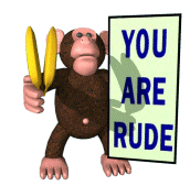 Monkey Shut Up Sticker
