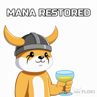 Crypto Drinking GIF by FLOKI