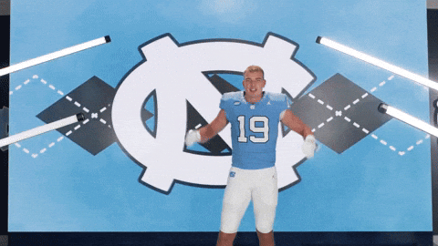 University Of North Carolina Football GIF by UNC Tar Heels