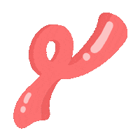 Red Ribbon Doodles Sticker