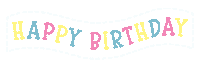 Happy Birthday Sticker by Bel Diniz