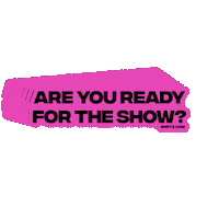 Its Showtime Sticker by 9hrtz