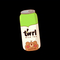 TWRLmilktea drink tea drinks boba GIF