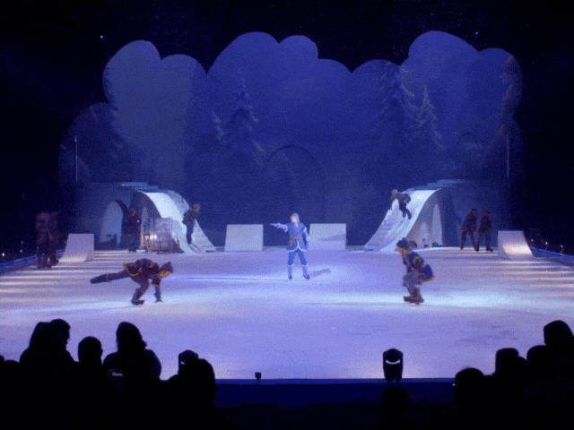 Jumping Ice Skating GIF by Disney On Ice