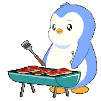 Hungry Penguin Sticker by Pudgy Penguins