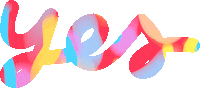 Graffiti Yes Sticker