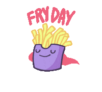 papas fritas fries Sticker by Papafritología