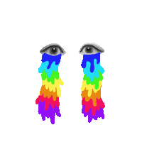 Sad Cry Sticker