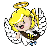 Angel Pray Sticker
