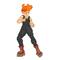 Sprite Fighter Sticker
