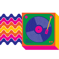 vinyl lp Sticker by Mr. Moore