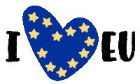 European Union Love Sticker by Livia Farkas @ urban:eve
