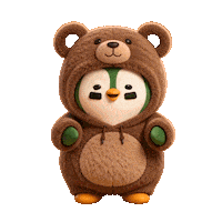 Happy Bear Sticker by ZaddyFi