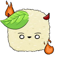 Angry Fire Sticker