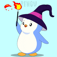 Fire Magic GIF by Pudgy Penguins