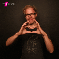 1live love funny fun heart GIF