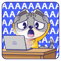 Tired Cat GIF by KOL.ID