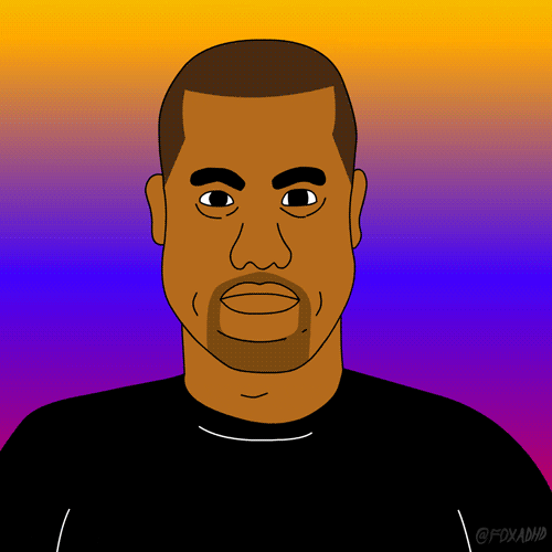 kanye west fashion GIF by Animation Domination High-Def