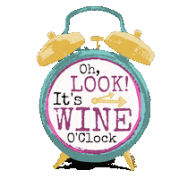 twistedwareshome cheers wine its time twisted Sticker