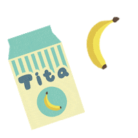 Pastel Banana Sticker