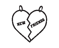 Sad Best Friends Sticker by Jordana Bryant