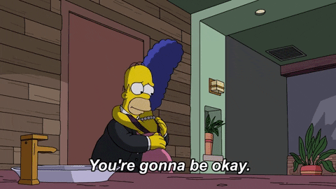 Reassure Homer Simpson GIF by AniDom