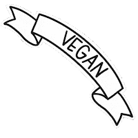 Black And White Vegan Sticker