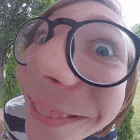 tsunfit smiling glasses looking nerd GIF