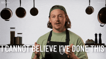 Shocked Horror GIF by MasterChefAU