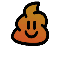 Poop Sticker by Mota Italic