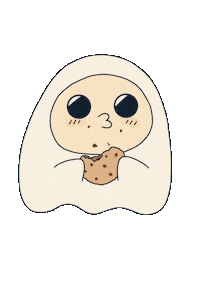 Frominsideart happy kawaii adorable cookies Sticker