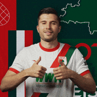 Football Thumbs Up GIF by FC Augsburg 1907
