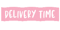 Delivery Thank You Sticker by Pretty Little Designs